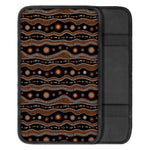 Australian Aboriginal Art Pattern Print Car Center Console Cover