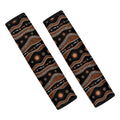 Australian Aboriginal Art Pattern Print Car Seat Belt Covers