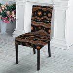 Australian Aboriginal Art Pattern Print Dining Chair Slipcover