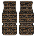 Australian Aboriginal Art Pattern Print Front and Back Car Floor Mats