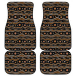 Australian Aboriginal Art Pattern Print Front and Back Car Floor Mats