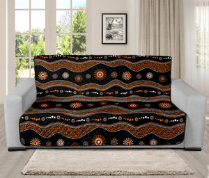 Australian Aboriginal Art Pattern Print Futon Protector