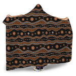 Australian Aboriginal Art Pattern Print Hooded Blanket