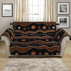 Australian Aboriginal Art Pattern Print Loveseat Protector