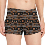 Australian Aboriginal Art Pattern Print Men's Boxer Briefs