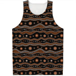 Australian Aboriginal Art Pattern Print Men's Tank Top