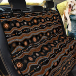 Australian Aboriginal Art Pattern Print Pet Car Back Seat Cover