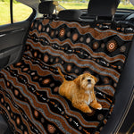 Australian Aboriginal Art Pattern Print Pet Car Back Seat Cover