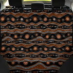 Australian Aboriginal Art Pattern Print Pet Car Back Seat Cover