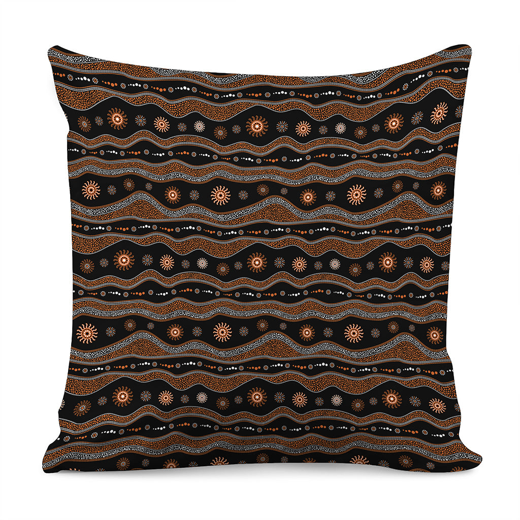Australian Aboriginal Art Pattern Print Pillow Cover