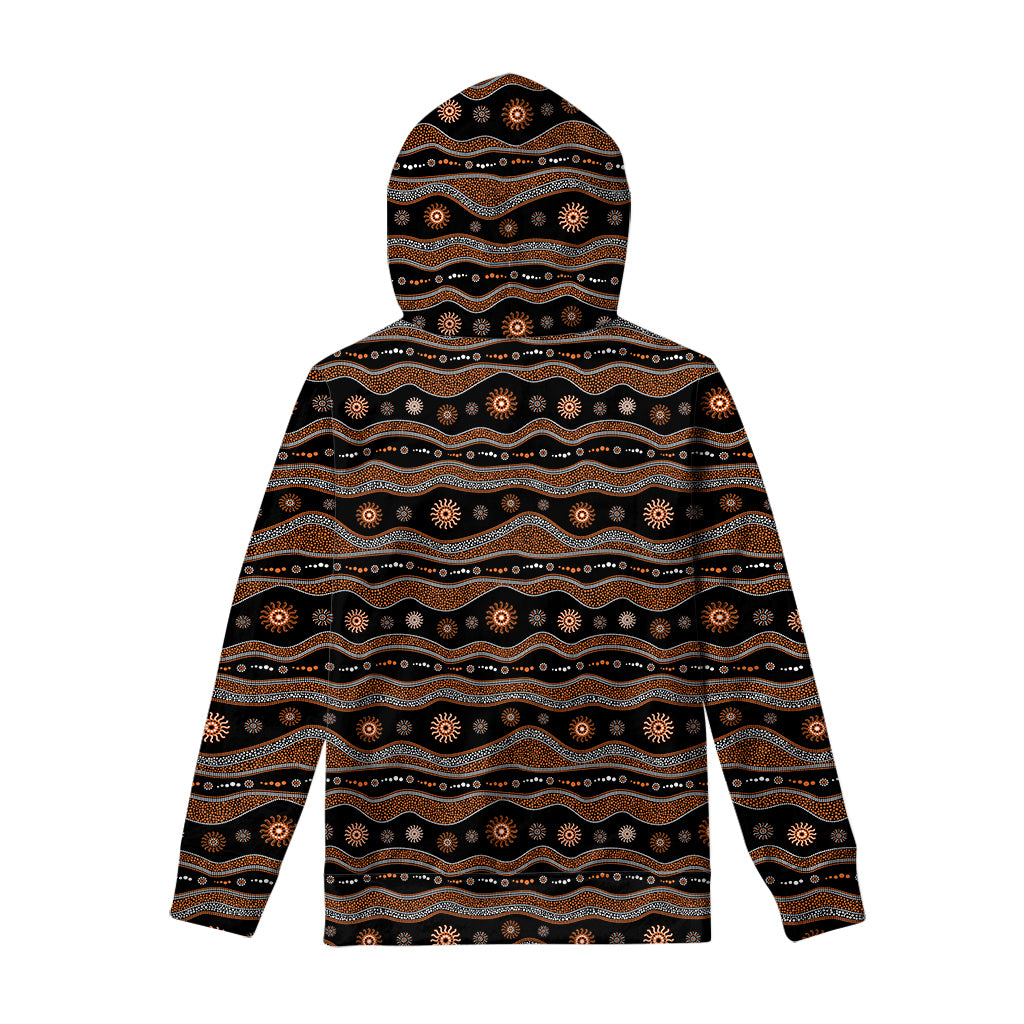 Australian Aboriginal Art Pattern Print Pullover Hoodie