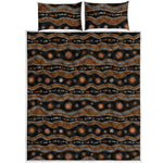 Australian Aboriginal Art Pattern Print Quilt Bed Set