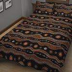 Australian Aboriginal Art Pattern Print Quilt Bed Set
