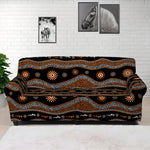 Australian Aboriginal Art Pattern Print Sofa Cover