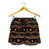 Australian Aboriginal Art Pattern Print Women's Shorts