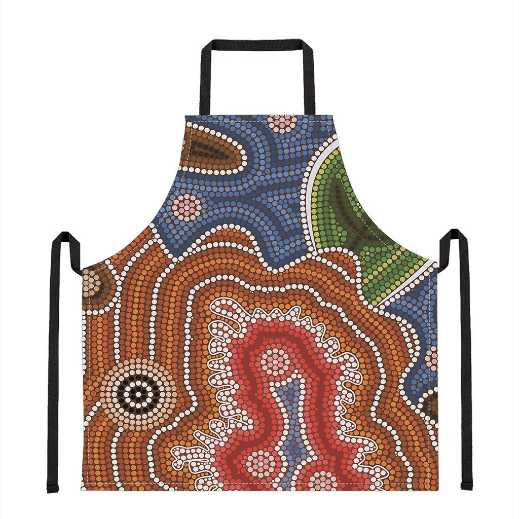 Australian Aboriginal Art Print Apron