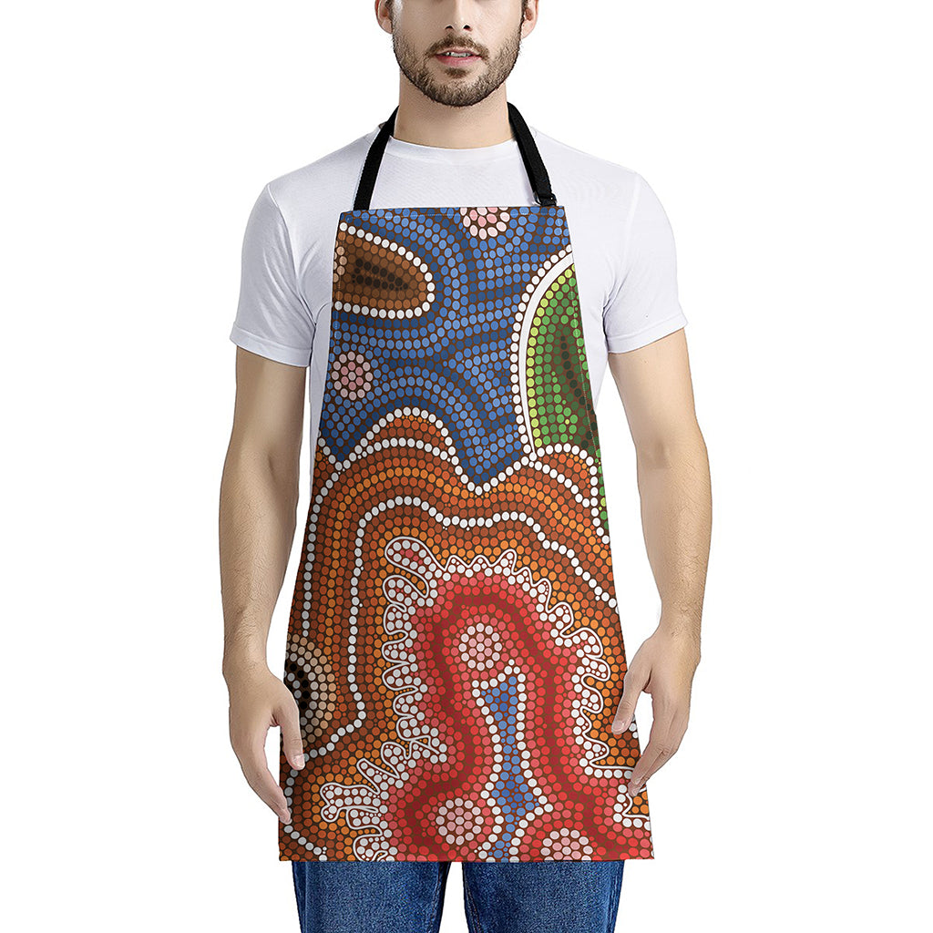 Australian Aboriginal Art Print Apron