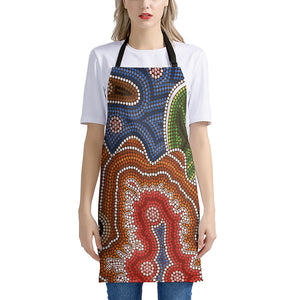 Australian Aboriginal Art Print Apron