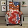 Australian Aboriginal Art Print Armchair Protector