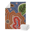 Australian Aboriginal Art Print Blanket