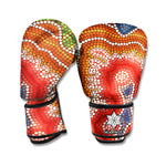 Australian Aboriginal Art Print Boxing Gloves