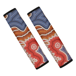 Australian Aboriginal Art Print Car Seat Belt Covers