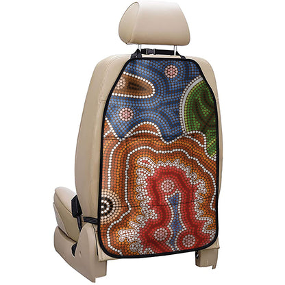 Australian Aboriginal Art Print Car Seat Organizers