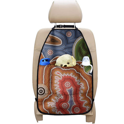 Australian Aboriginal Art Print Car Seat Organizers