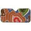 Australian Aboriginal Art Print Car Sun Shade