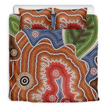 Australian Aboriginal Art Print Duvet Cover Bedding Set