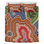Australian Aboriginal Art Print Duvet Cover Bedding Set