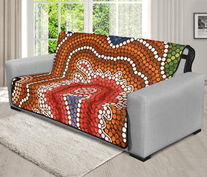 Australian Aboriginal Art Print Futon Protector