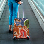 Australian Aboriginal Art Print Luggage Cover