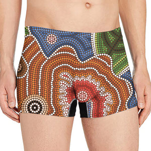 Australian Aboriginal Art Print Men's Boxer Briefs