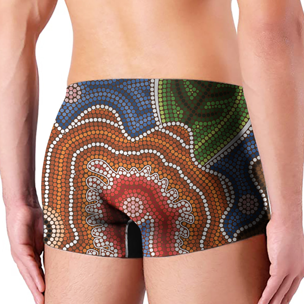 Australian Aboriginal Art Print Men's Boxer Briefs