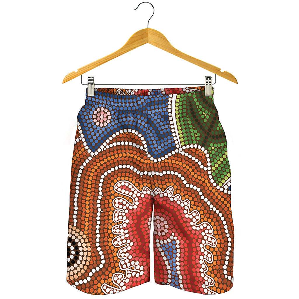 Australian Aboriginal Art Print Men's Shorts