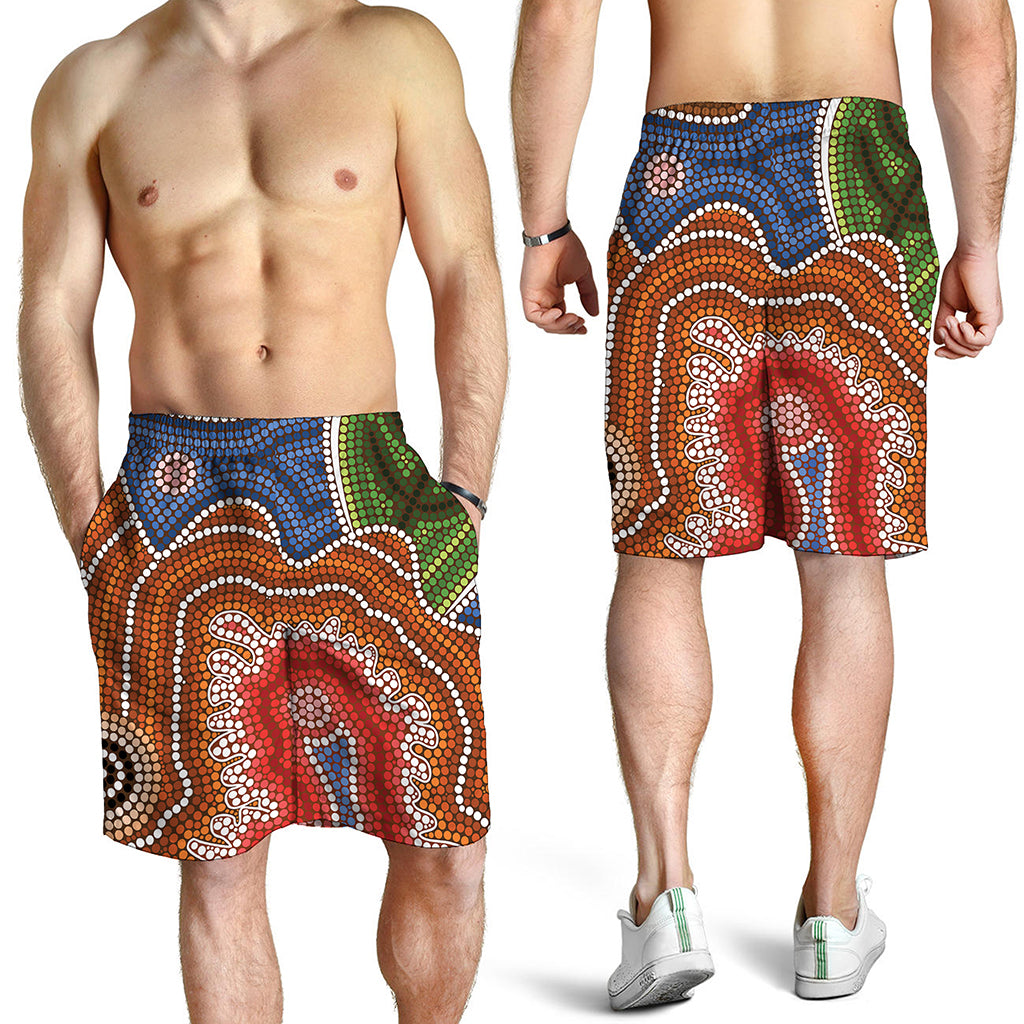 Australian Aboriginal Art Print Men's Shorts