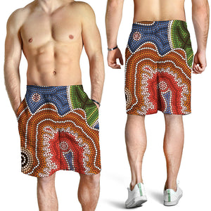 Australian Aboriginal Art Print Men's Shorts