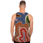 Australian Aboriginal Art Print Men's Tank Top