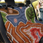 Australian Aboriginal Art Print Pet Car Back Seat Cover