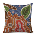 Australian Aboriginal Art Print Pillow Cover