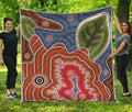 Australian Aboriginal Art Print Quilt