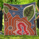 Australian Aboriginal Art Print Quilt