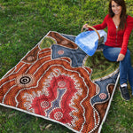 Australian Aboriginal Art Print Quilt