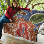 Australian Aboriginal Art Print Quilt