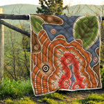Australian Aboriginal Art Print Quilt