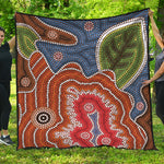 Australian Aboriginal Art Print Quilt