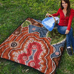 Australian Aboriginal Art Print Quilt