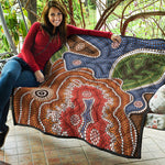 Australian Aboriginal Art Print Quilt