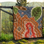 Australian Aboriginal Art Print Quilt